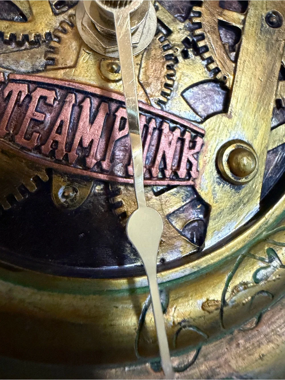 Pacific Steampunk Wall Clock Industrial Novelty Father’s Day Battery Powered